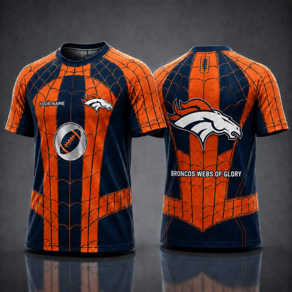[SPECIAL OFFER] NEW CUSTOMIZED NFL13 DVB DENVER BRONCOS x SPIDER T-SHIRT, HOODIE & ZIP HOODIE