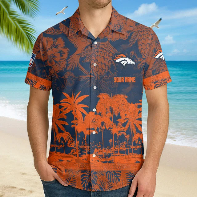 LIMITED EDITION - NEW CUSTOMIZED NFL13 DVB DENVER BRONCOS UNISEX HAWAIIAN SHIRT
