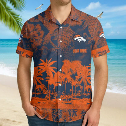 LIMITED EDITION - NEW CUSTOMIZED NFL13 DVB DENVER BRONCOS UNISEX HAWAIIAN SHIRT