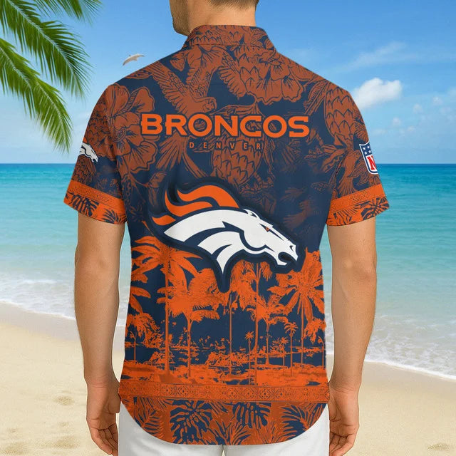 LIMITED EDITION - NEW CUSTOMIZED NFL13 DVB DENVER BRONCOS UNISEX HAWAIIAN SHIRT