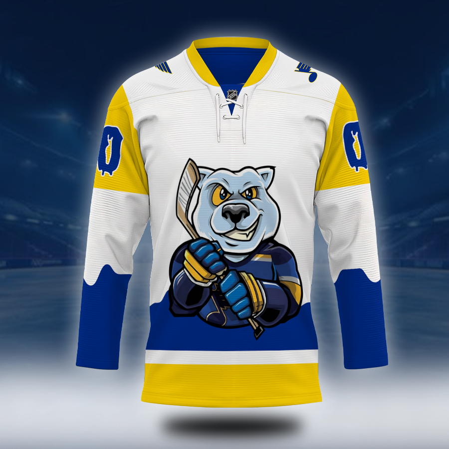 LIMITED EDITION - NEW CUSTOMIZED NHL14 SLB ST. LOUIS BLUES UNISEX HOCKEY JERSEY