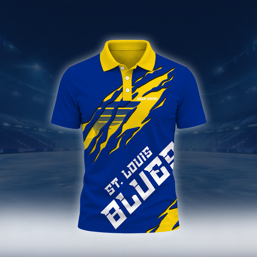 LIMITED EDITION - NEW CUSTOMIZED NHL14 SLB ST. LOUIS BLUES UNISEX T-SHIRT, POLO, HOODIE & SWEASHIRTS