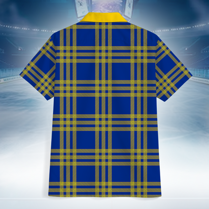 LIMITED EDITION - NEW CUSTOMIZED NHL14 SLB ST. LOUIS BLUES UNISEX HAWAIIAN SHIRT