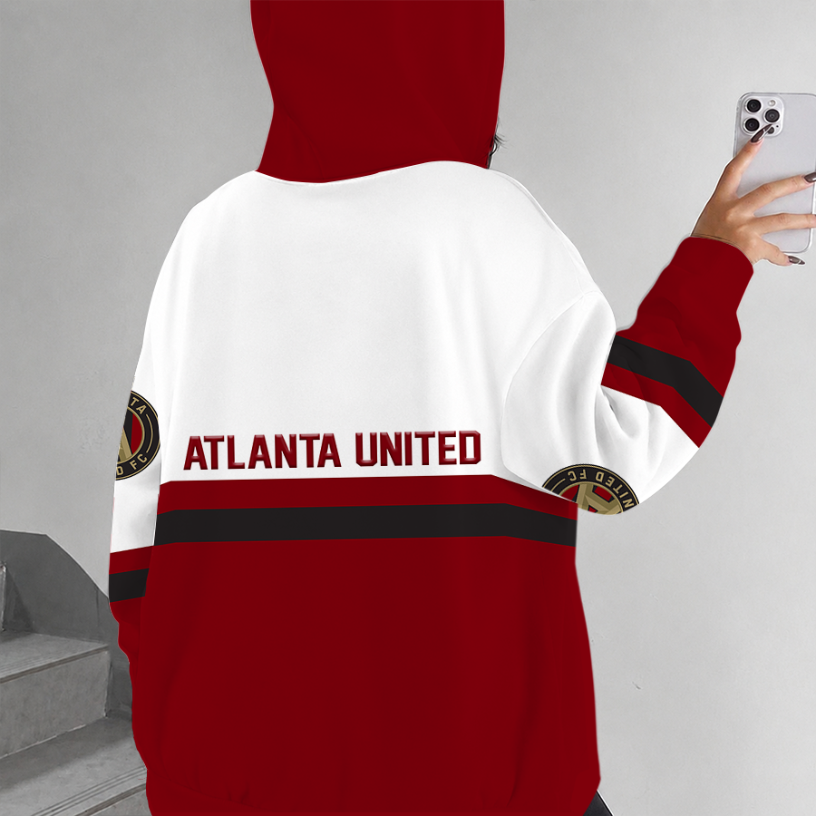 [FAN EXCLUSIVE] NEW CUSTOMIZED MLS14 ALU ATLANTA UNITED FC ZIP HOODIE