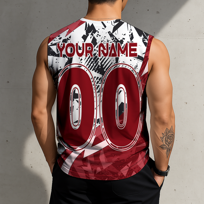 POPULAR NOW - NEW CUSTOMIZED MLS14 ALU ATLANTA UNITED FC TANK TOP & GYM SHIRT
