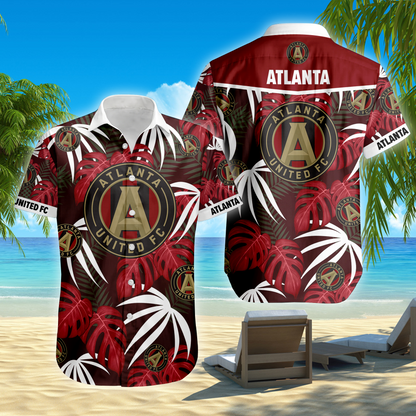 ENDING TODAY - NEW CUSTOMIZED MLS14 ALU ATLANTA UNITED FC UNISEX HAWAIIAN SHIRT