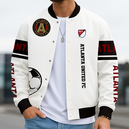 TOP SELLING - NEW CUSTOMIZED MLS14 ALU ALT UNITED FC SATIN VARSITY & BASEBALL JACKET