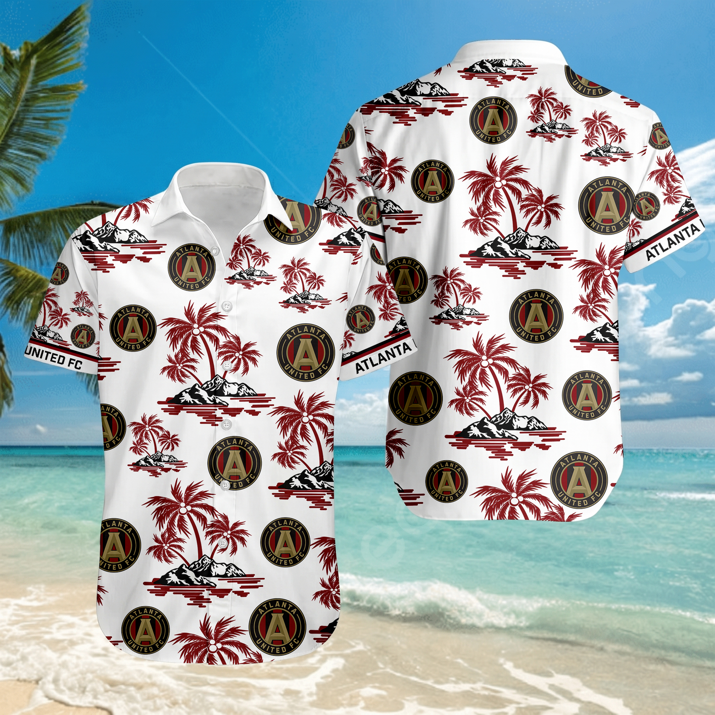 TOP SELLING - NEW CUSTOMIZED MLS14 ALU ATLANTA UNITED FC UNISEX HAWAIIAN SHIRT