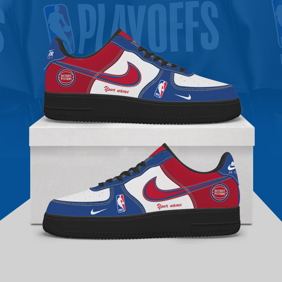 [HOT DEAL] NEW CUSTOMIZED NBA14 DPI DETROIT PISTONS AF1 SHOES