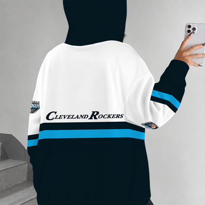 [FAN FAVORITE] NEW CUSTOMIZED WNBA14 CLR CLEVELAND ROCKERS ZIP HOODIE