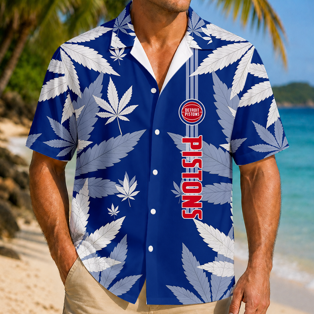 VIRAL EDITION - NEW CUSTOMIZED NBA14 DPI DETROIT PISTONS UNISEX HAWAIIAN SHIRT