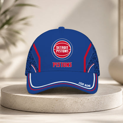SPECIAL EDITION - NEW CUSTOMIZED NBA14 DPI DETROIT PISTONS CLASSIC CAP