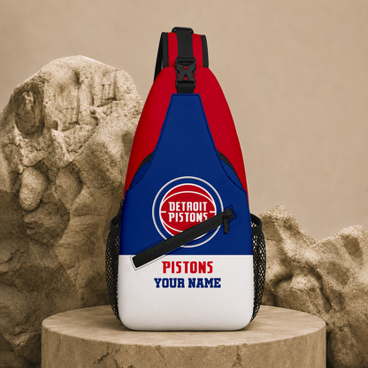 LIMITED EDITION - NEW CUSTOMIZED NBA14 DPI DETROIT PISTONSSLING BAG