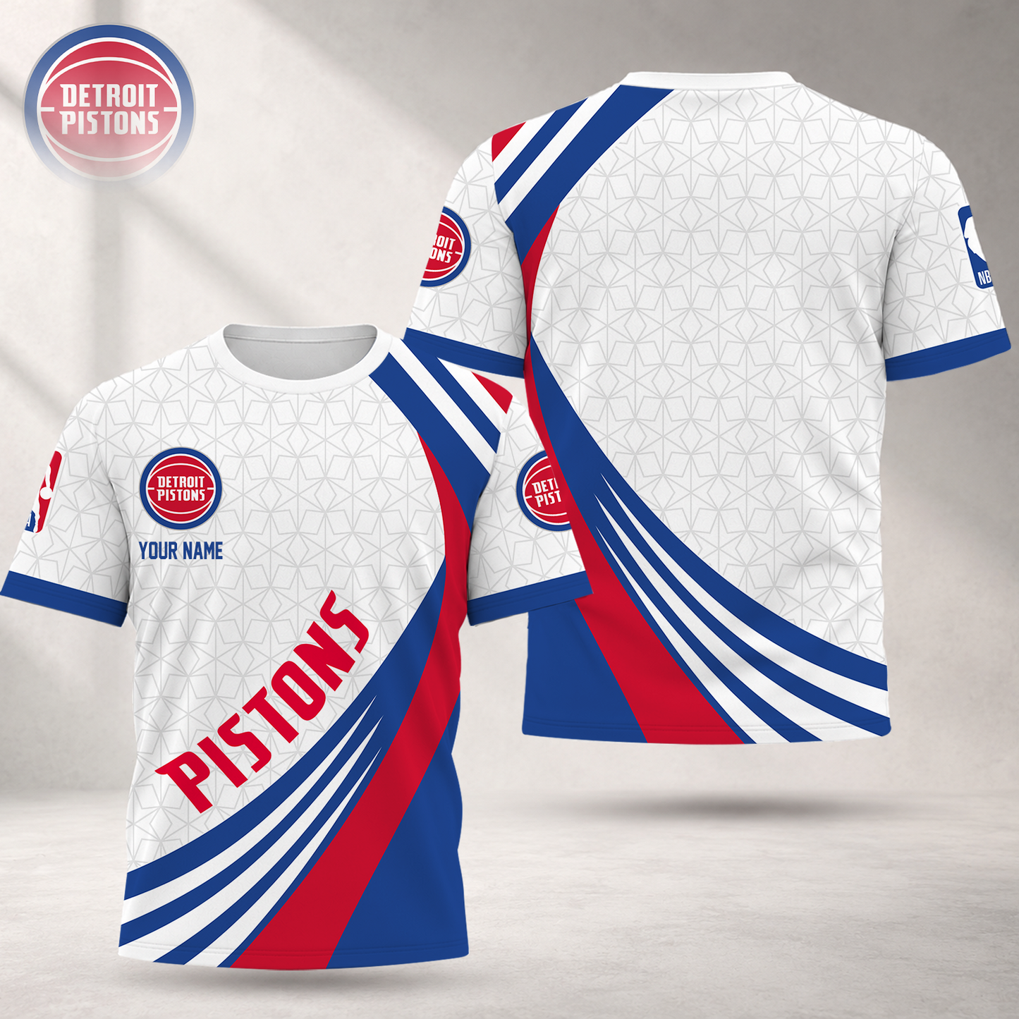 LIMITED EDITION - NEW CUSTOMIZED NBA14 DPI DETROIT PISTONS T-SHIRT, POLO SHIRT, ZIP POLO SHIRT, SWEATSHIRT, HOODIE & ZIP HOODIE