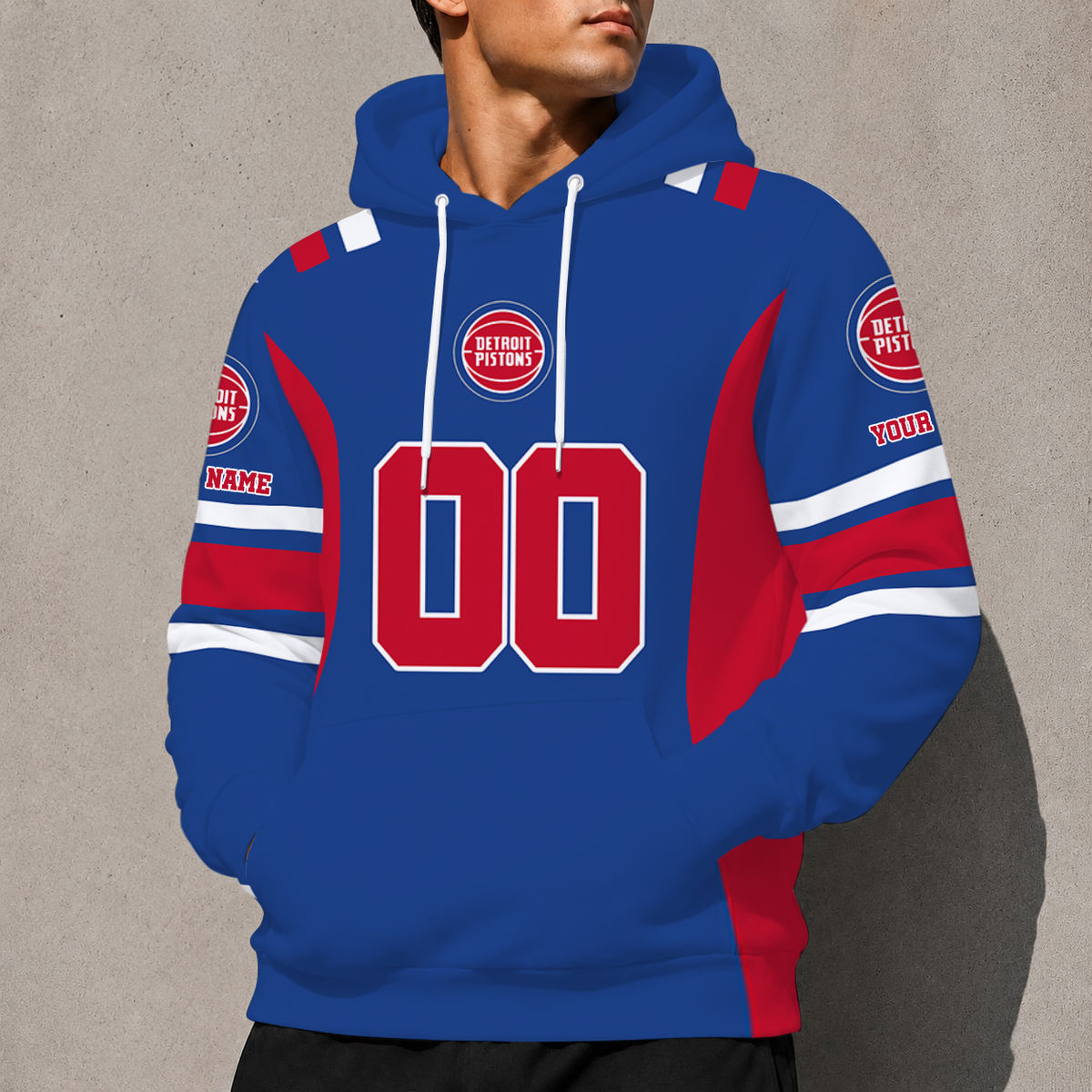 LIMITED EDITION - NEW CUSTOMIZED NBA14 DPI DETROIT PISTONS T-SHIRT, POLO SHIRT, ZIP POLO SHIRT, SWEATSHIRT, HOODIE & ZIP HOODIE