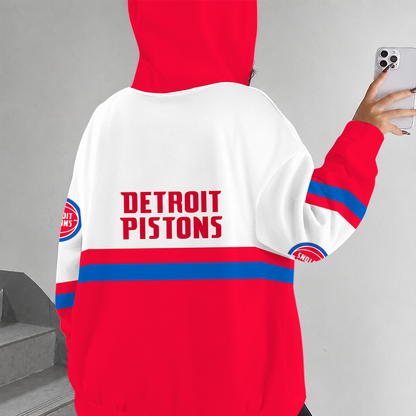 [HOT DEAL] NEW CUSTOMIZED NBA14 DPI DETROIT PISTONS ZIP HOODIE