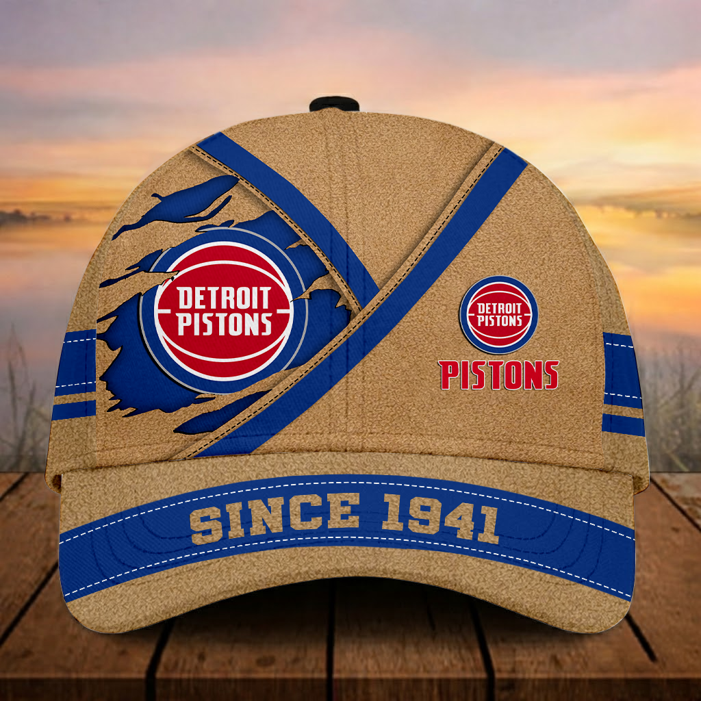 LIMITED EDITION - NEW CUSTOMIZED NBA14 DPI DETROIT PISTONS CLASSIC CAP
