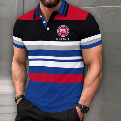 LIMITED EDITION - NEW CUSTOMIZED NBA14 DPI DETROIT PISTONS T-SHIRT, POLO SHIRT, ZIP POLO SHIRT, SWEATSHIRT, HOODIE & ZIP HOODIE
