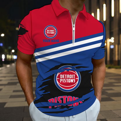 LIMITED EDITION - NEW CUSTOMIZED NBA14 DPI DETROIT PISTONS T-SHIRT, POLO SHIRT, ZIP POLO SHIRT, SWEATSHIRT, HOODIE & ZIP HOODIE
