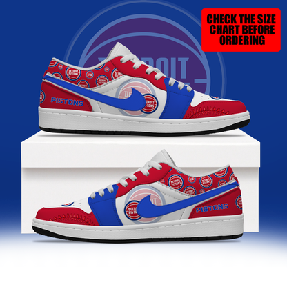 [HOT DEAL] NEW CUSTOMIZED NBA14 DPI DETROIT PISTONS AIR JORDAN LOW SHOES