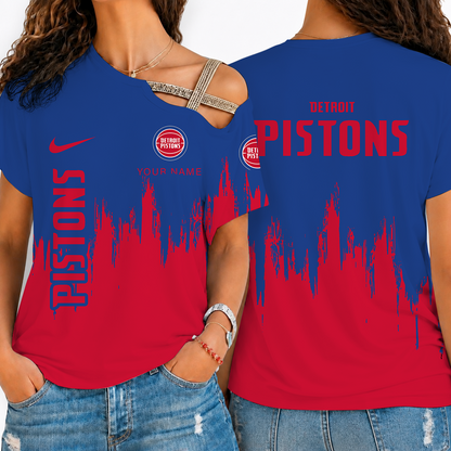 [HOT DEAL] NEW CUSTOMIZED NBA14 DPI DETROIT PISTONS SHOULDER SHIRT