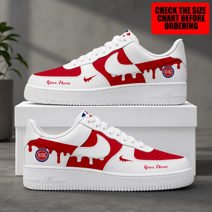[HOT DEAL] NEW CUSTOMIZED NBA14 DPI DETROIT PISTONS AF1 SHOES