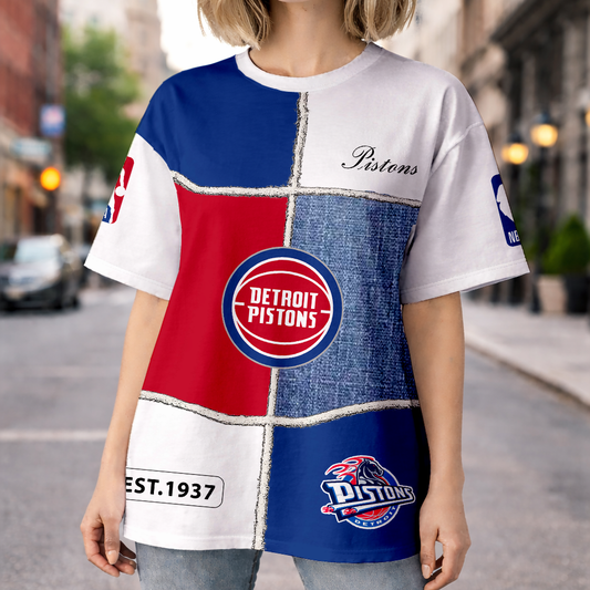 LIMITED EDITION - NEW CUSTOMIZED NBA14 DPI DETROIT PISTONS UNISEX T-SHIRT, POLO, HOODIE & JACKETS