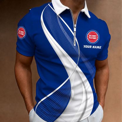 LIMITED EDITION - NEW CUSTOMIZED NBA14 DPI DETROIT PISTONS POLO SHIRT, ZIP POLO SHIRT & T-SHIRTS