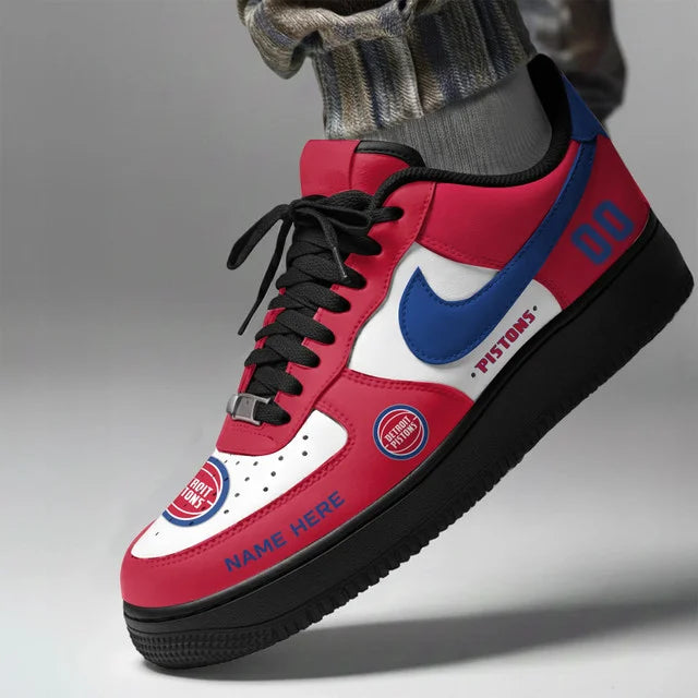 [HOT DEAL] NEW CUSTOMIZED NBA14 DPI DETROIT PISTONS AF1 SHOES