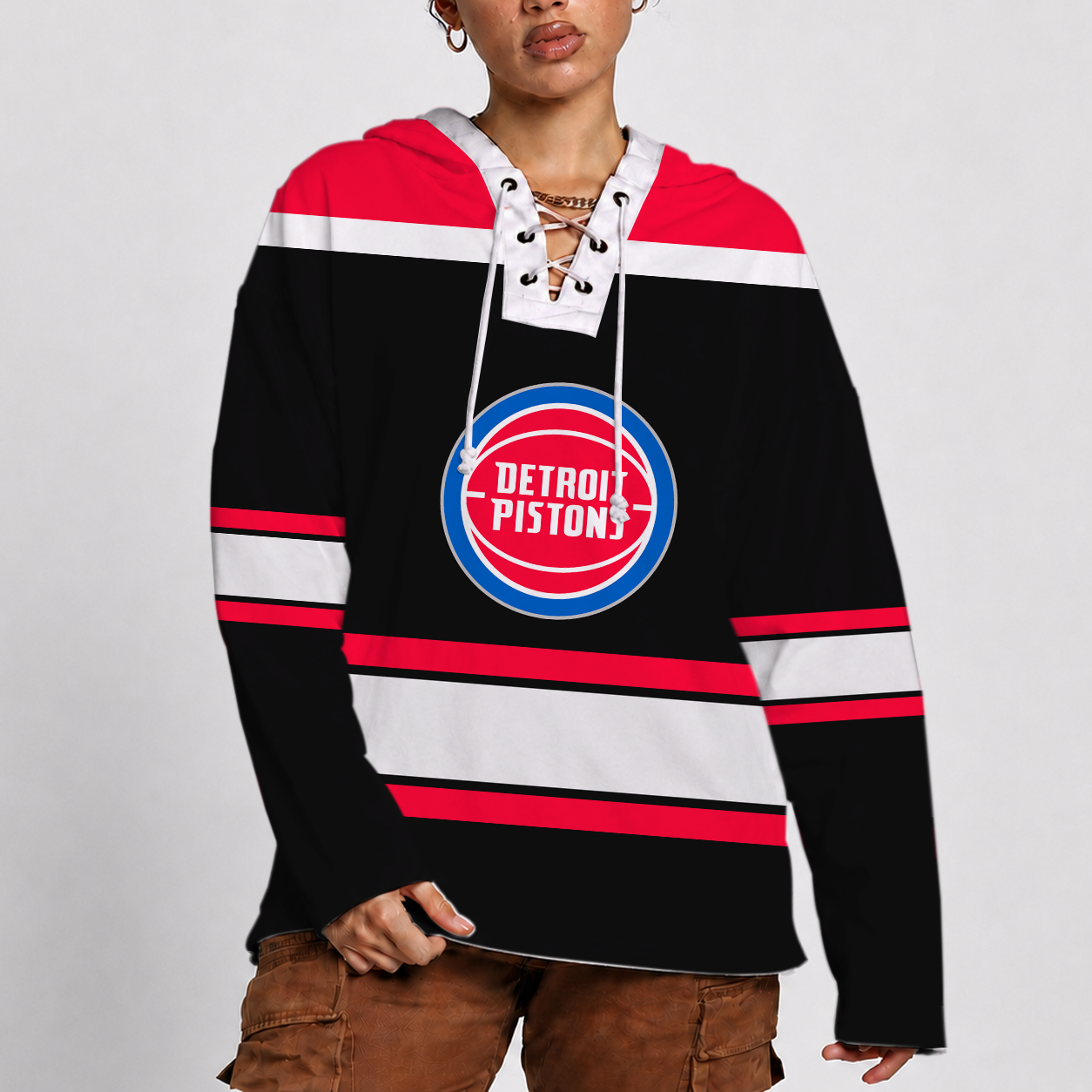 [HOT DEAL] NEW CUSTOMIZED NBA14 DPI DETROIT PISTONS LACER HOODIE