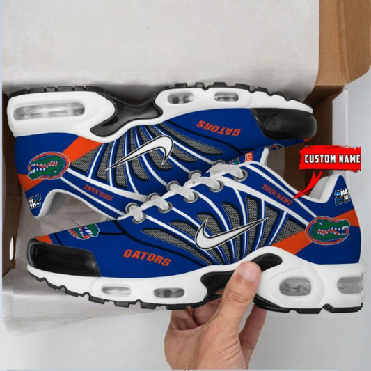 LIMITED EDITION - NEW CUSTOMIZED MAM NCAA14 FLG FL GATORS UNISEX AIR MAX PLUS SNEAKERS