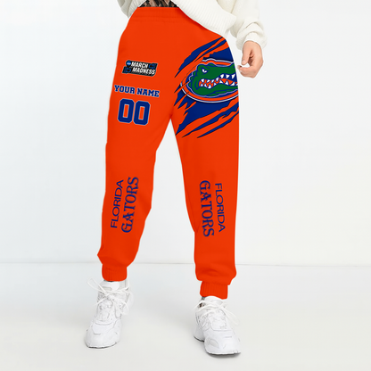 LIMITED EDITION - NEW CUSTOMIZED NCAA FBS14 FLG FLORIDA GATORS UNISEX LONG PANTS