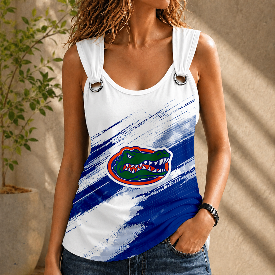 [FAN FAVORITE] NEW CUSTOMIZED NCAA MAM14 FLG FLORIDA GATORS O-RING SHOULDER TANK TOP