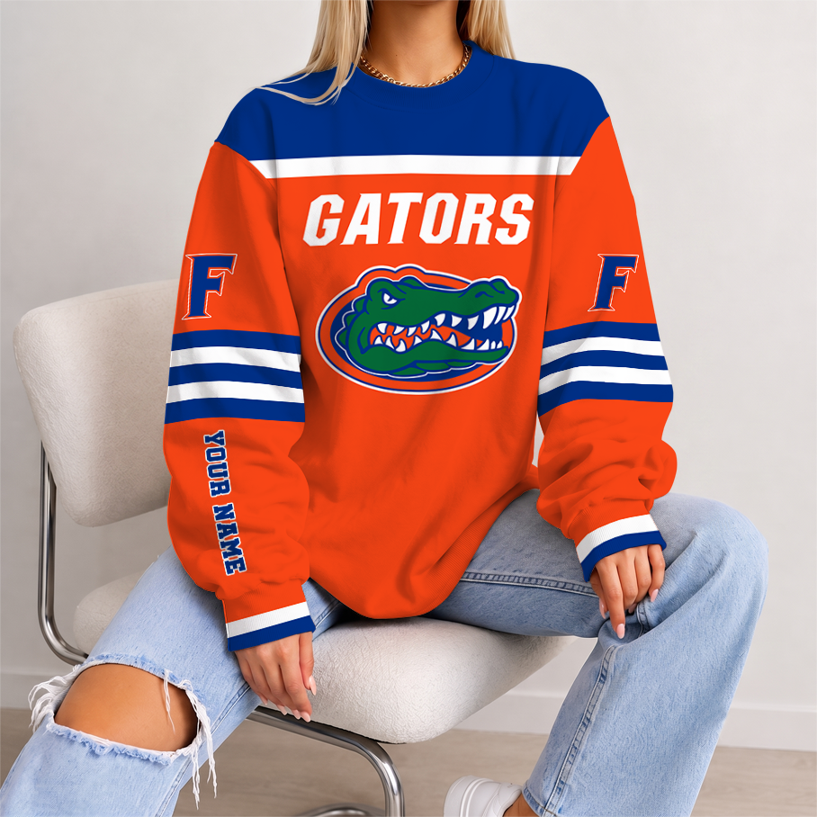 [FAN FAVORITE] NEW CUSTOMIZED NCAA MAM14 FLG FLORIDA GATORS STRAPPY UNISEX SWEATSHIRT