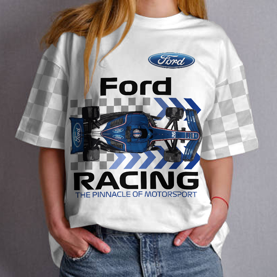 LIMITED EDITION - NEW CUSTOMIZED F114 FRD FORD RACING T-SHIRTS, POLO, SWEASHIRTS, T-SHIRT, HOODIE & ZIP HOODIE