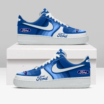 LIMITED RUN - NEW CUSTOMIZED F114 FRD FORD RACING AF1 SNEAKERS