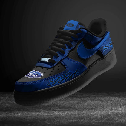 LIMITED RUN - NEW CUSTOMIZED F114 FRD FORD RACING AF1 SNEAKERS
