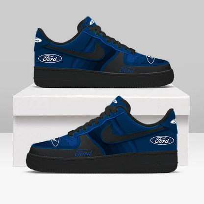 LIMITED RUN - NEW CUSTOMIZED F114 FRD FORD RACING AF1 SNEAKERS