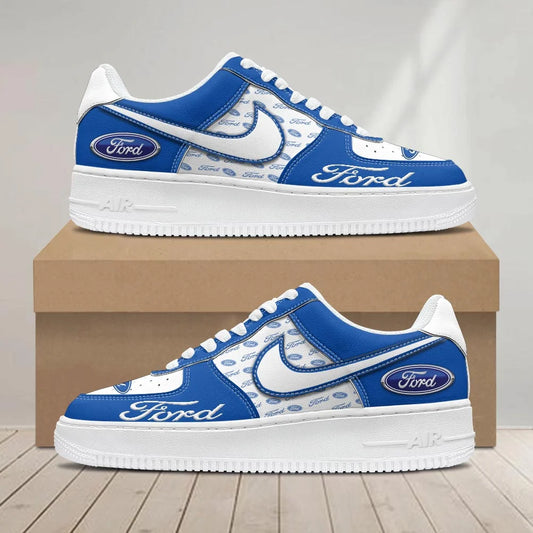 LIMITED RUN - NEW CUSTOMIZED F114 FRD FORD RACING AF1 SNEAKERS