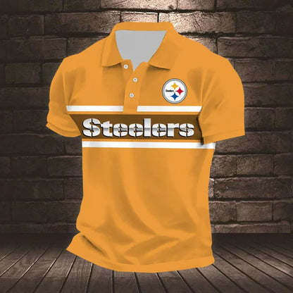 ELITE EDITION - NEW CUSTOMIZED NFL14 PSB PITTSBURGH STEELERS POLO SHIRT, ZIP POLO SHIRT & T-SHIRTS