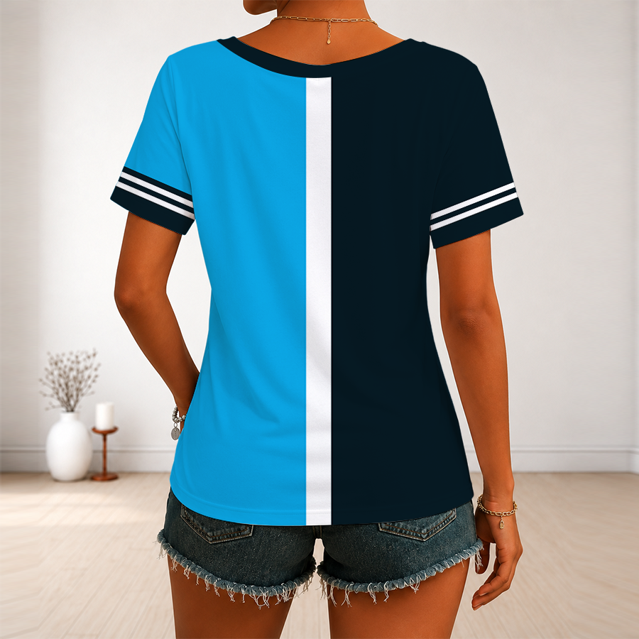 [FAN FAVORITE] NEW CUSTOMIZED WNBA14 CLR CLEVELAND ROCKERS V-NECK FEMALE SHIRT