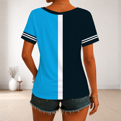 [FAN FAVORITE] NEW CUSTOMIZED WNBA14 CLR CLEVELAND ROCKERS V-NECK FEMALE SHIRT