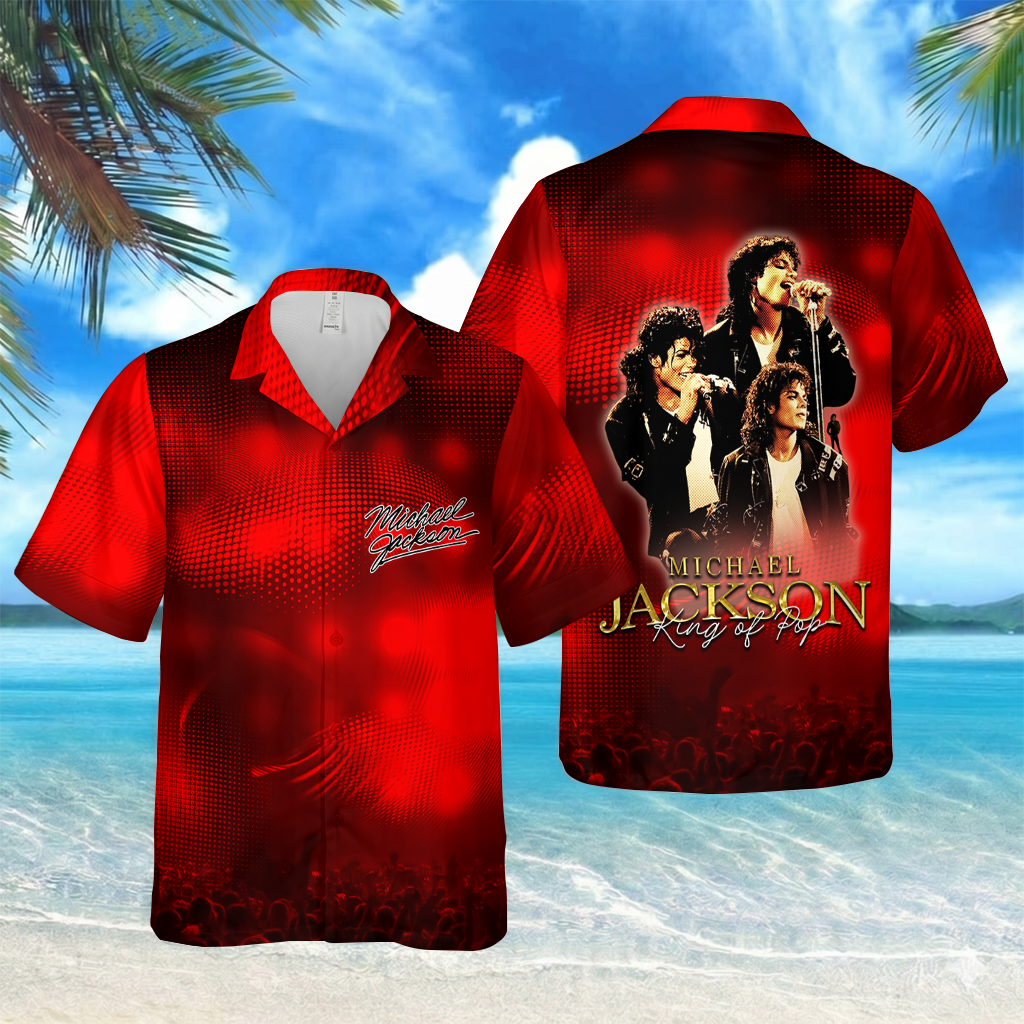 [FAN EXCLUSIVE] NEW CUSTOMIZED MICHAEL JACKSON UNISEX HAWAIIAN SHIRT
