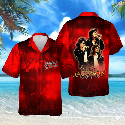 [FAN EXCLUSIVE] NEW CUSTOMIZED MICHAEL JACKSON UNISEX HAWAIIAN SHIRT