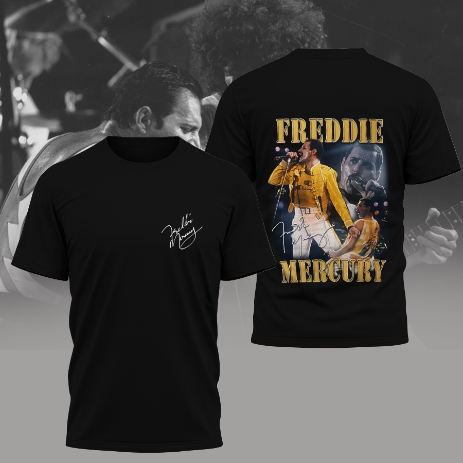 [FAN EXCLUSIVE] NEW CUSTOMIZED FREDDIE MERCURY UNISEX T-SHIRT
