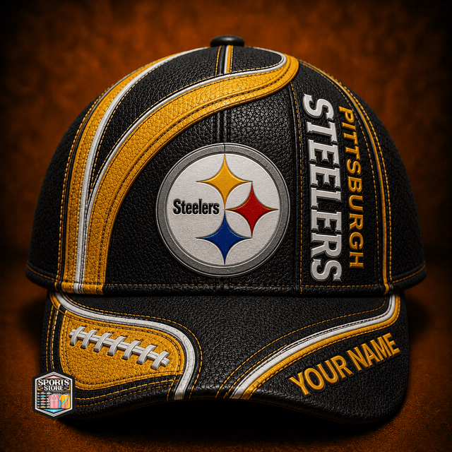 ELITE EDITION - NEW CUSTOMIZED NFL14 PSB PITTSBURGH STEELERS CLASSIC CAP