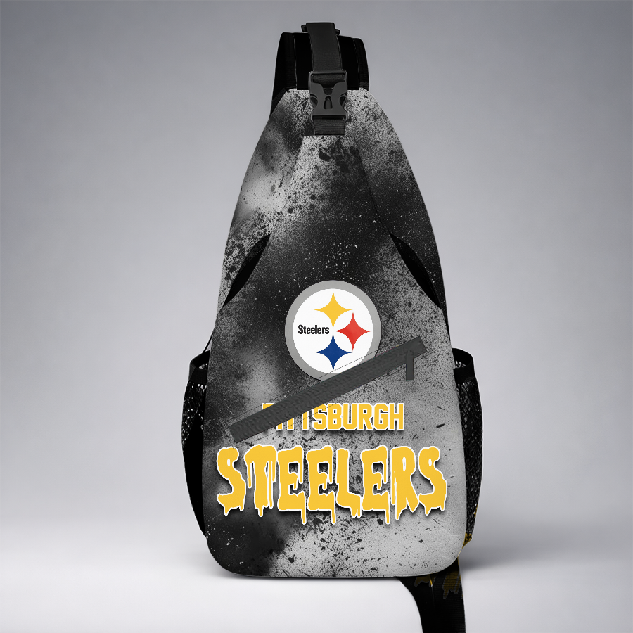 [SPECIAL OFFER] NEW CUSTOMIZED NFL14 PSB PITTSBURGH STEELERS SLING BAG