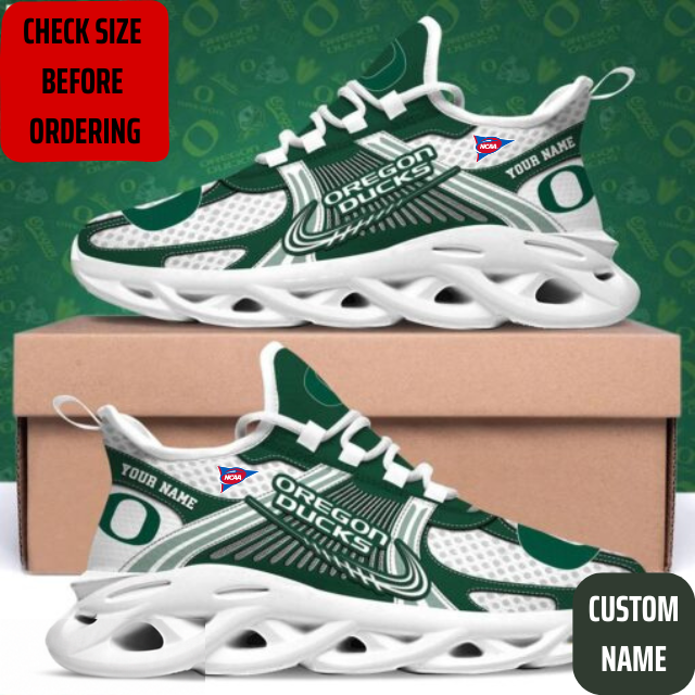 VIRAL EDITION - NEW CUSTOMIZED NCAA FBS14 OGD OREGON DUCKS CLUNKY SNEAKERS