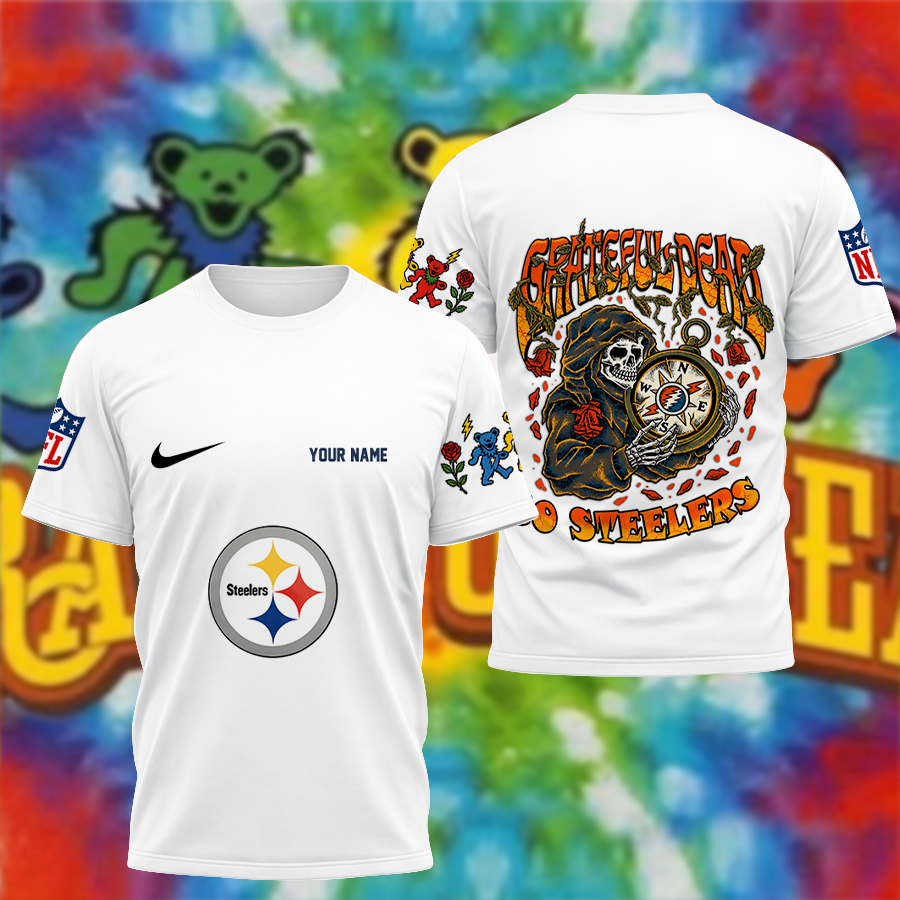 [SPECIAL OFFER] NEW CUSTOMIZED NFL14 PSB PITTSBURGH STEELERS x GRATEFUL DEAD T-SHIRT, HOODIE, ZIP HOODIE