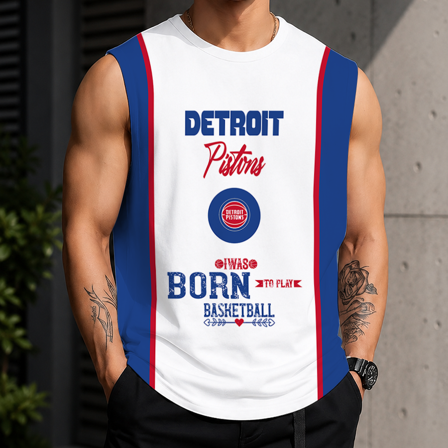 [HOT DEAL] NEW CUSTOMIZED NBA14 DPI DETROIT PISTONS TANK TOP